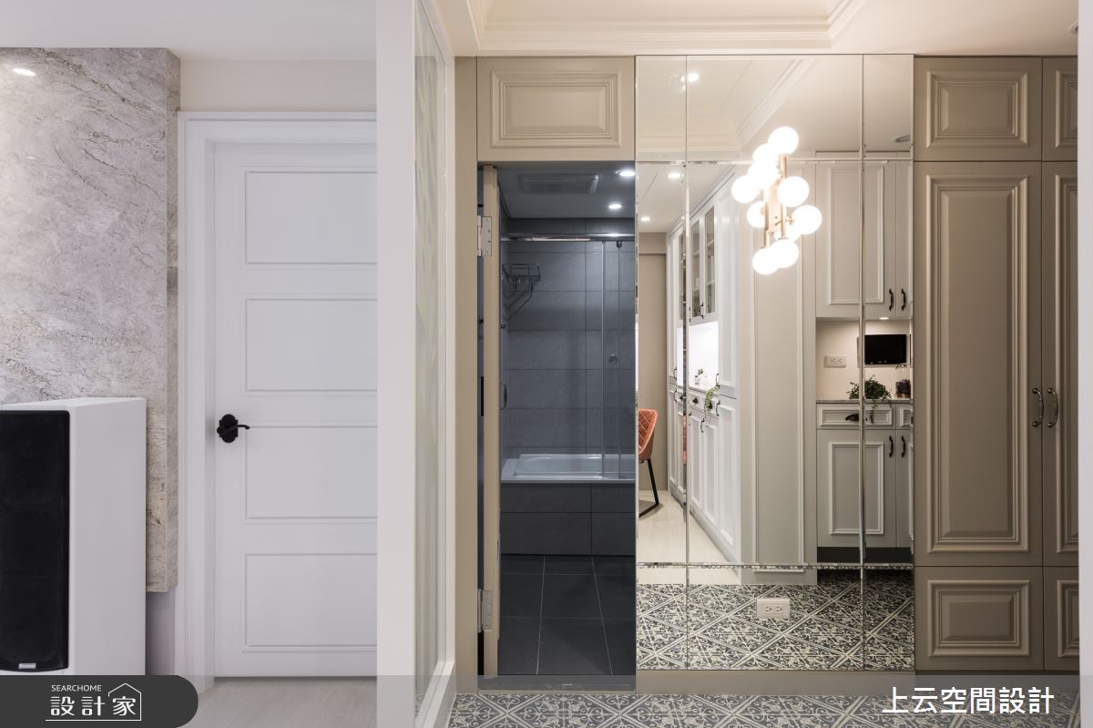 23坪新成屋(5年以下)＿新古典玄關案例圖片＿上云空間設計＿上云_輕古典的浪漫旅行之2