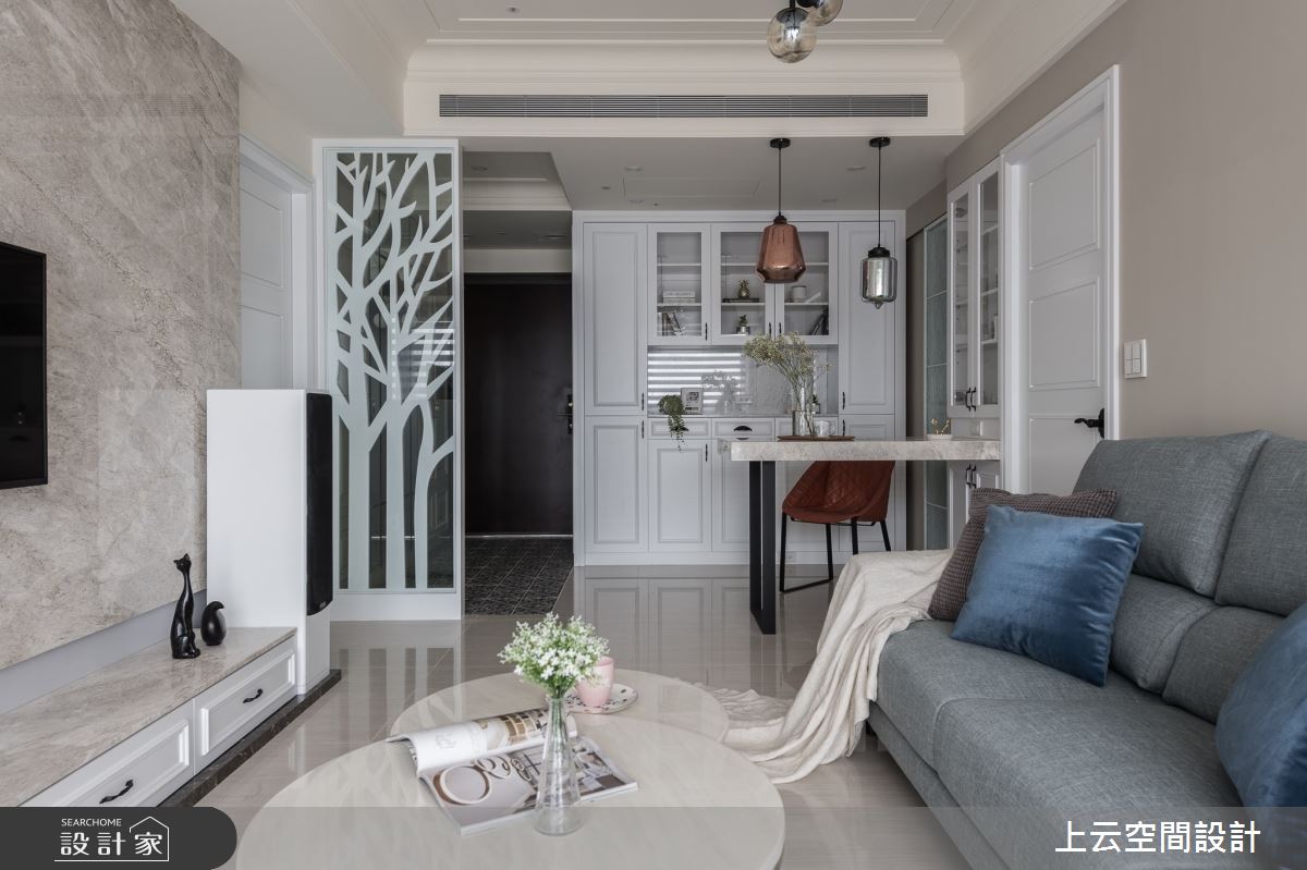 23坪新成屋(5年以下)＿新古典玄關客廳餐廳案例圖片＿上云空間設計＿上云_輕古典的浪漫旅行之11