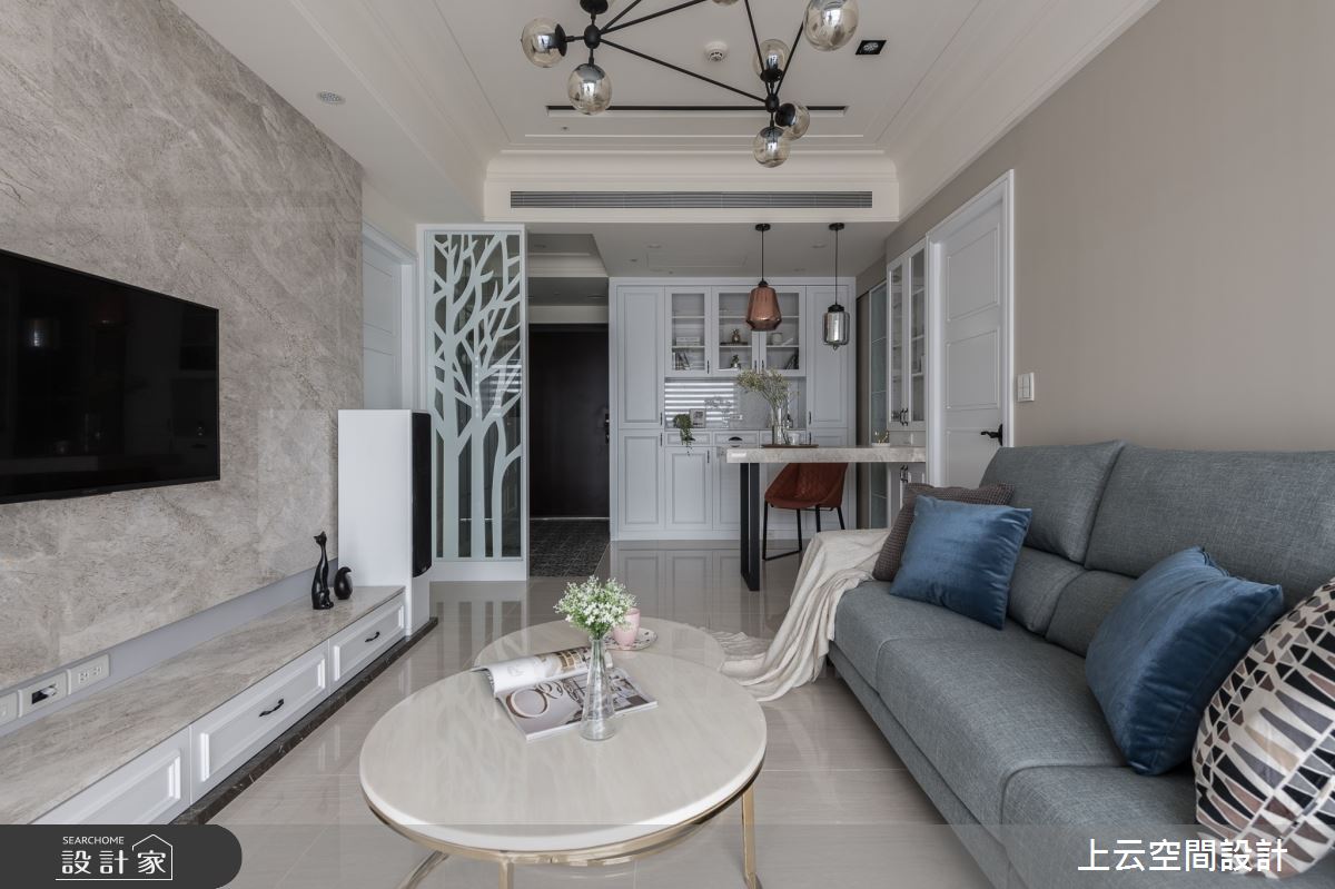 23坪新成屋(5年以下)＿新古典玄關客廳餐廳案例圖片＿上云空間設計＿上云_輕古典的浪漫旅行之12