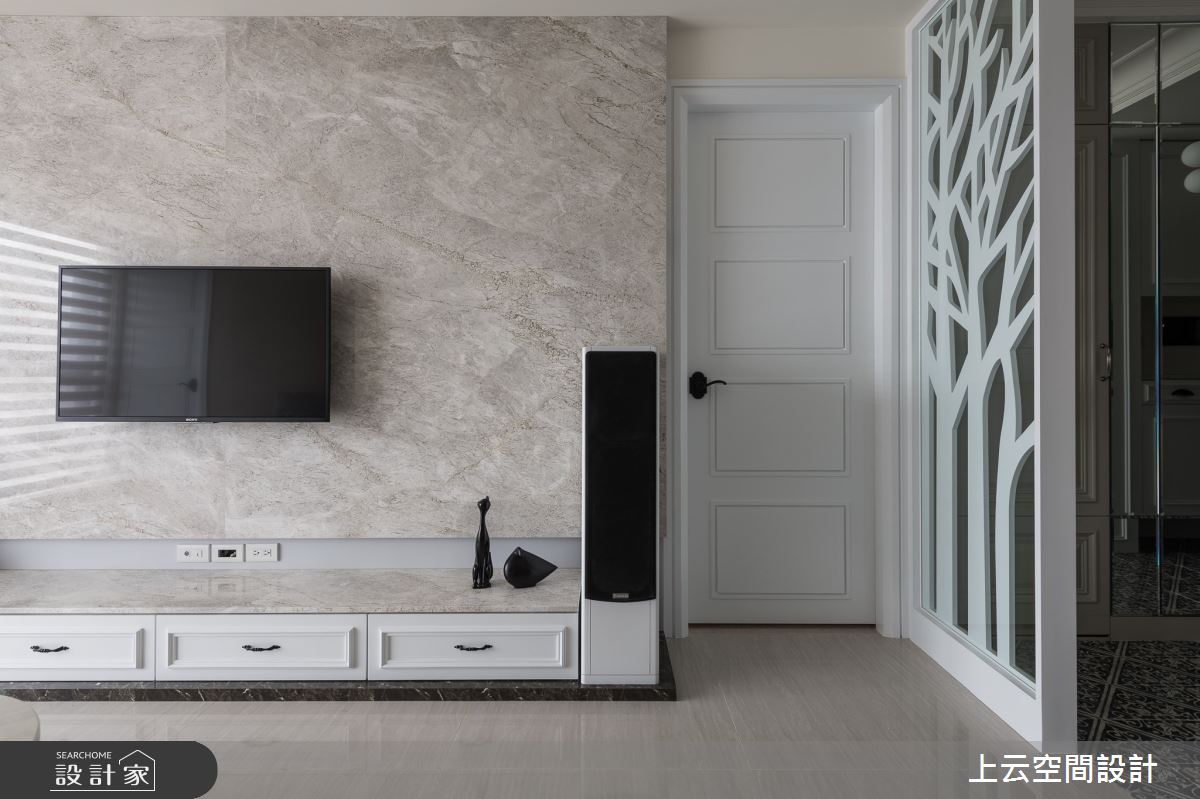 23坪新成屋(5年以下)＿新古典客廳案例圖片＿上云空間設計＿上云_輕古典的浪漫旅行之17