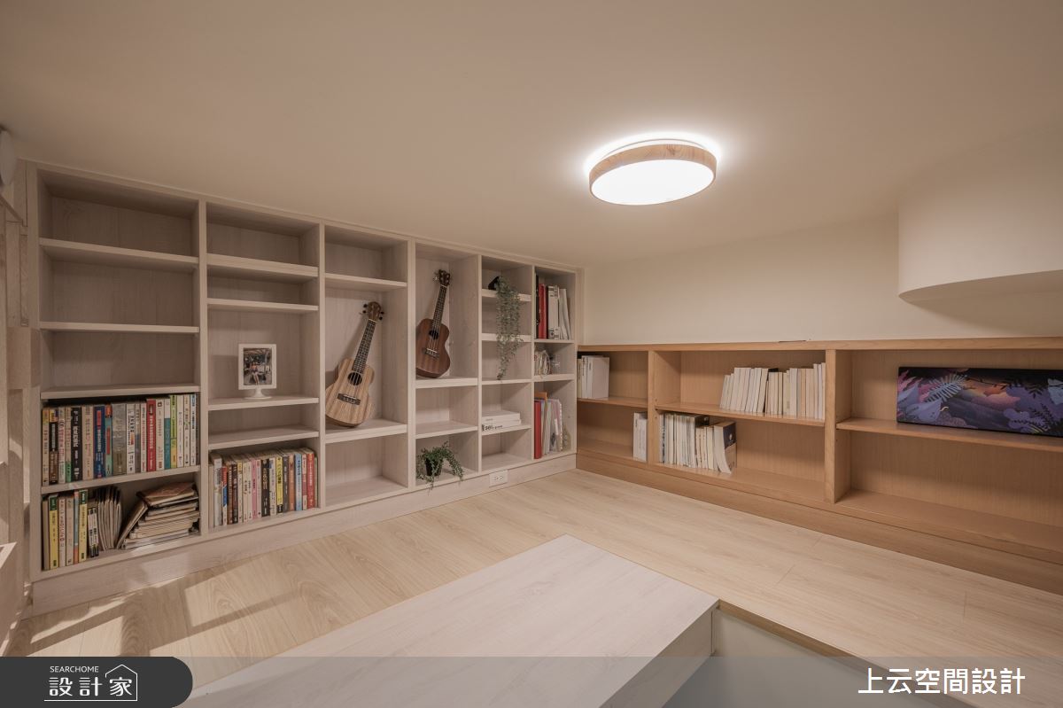 22坪老屋(16~30年)＿混搭風書房多功能室案例圖片＿上云空間設計＿上云_山巒怡靜美居之27