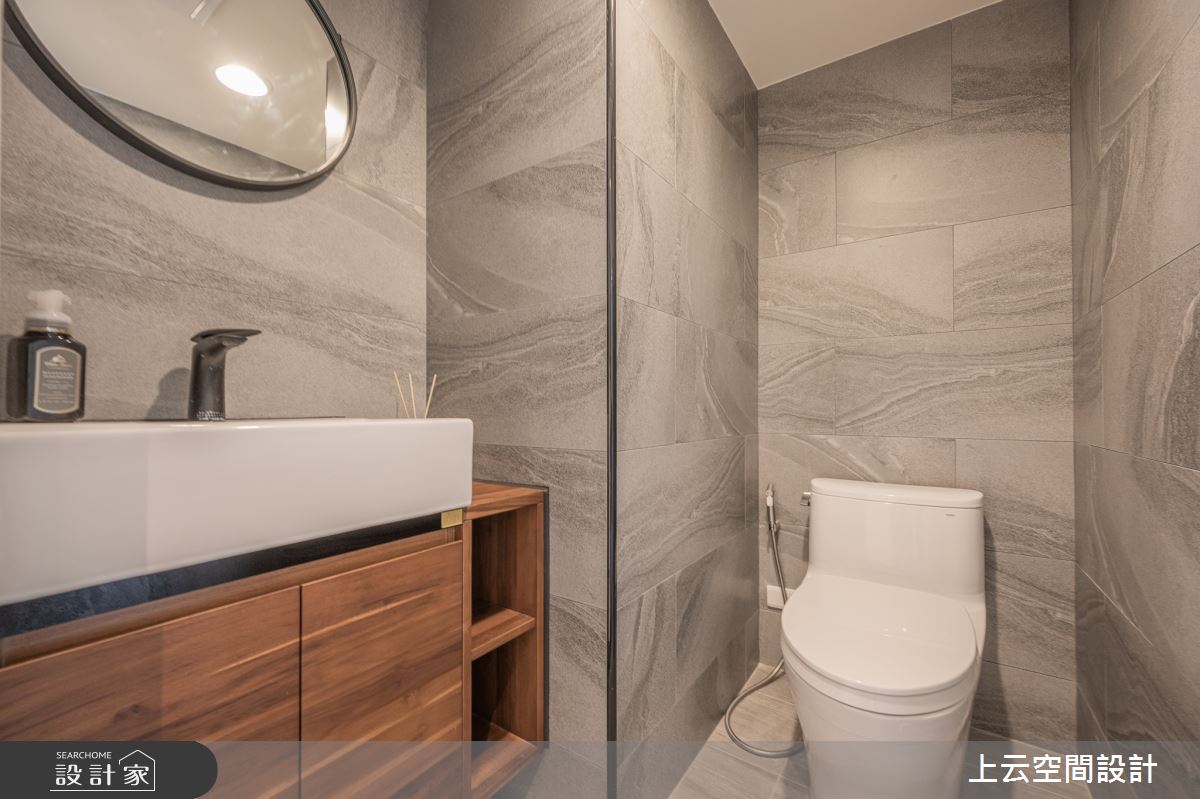 22坪老屋(16~30年)＿混搭風浴室案例圖片＿上云空間設計＿上云_山巒怡靜美居之29