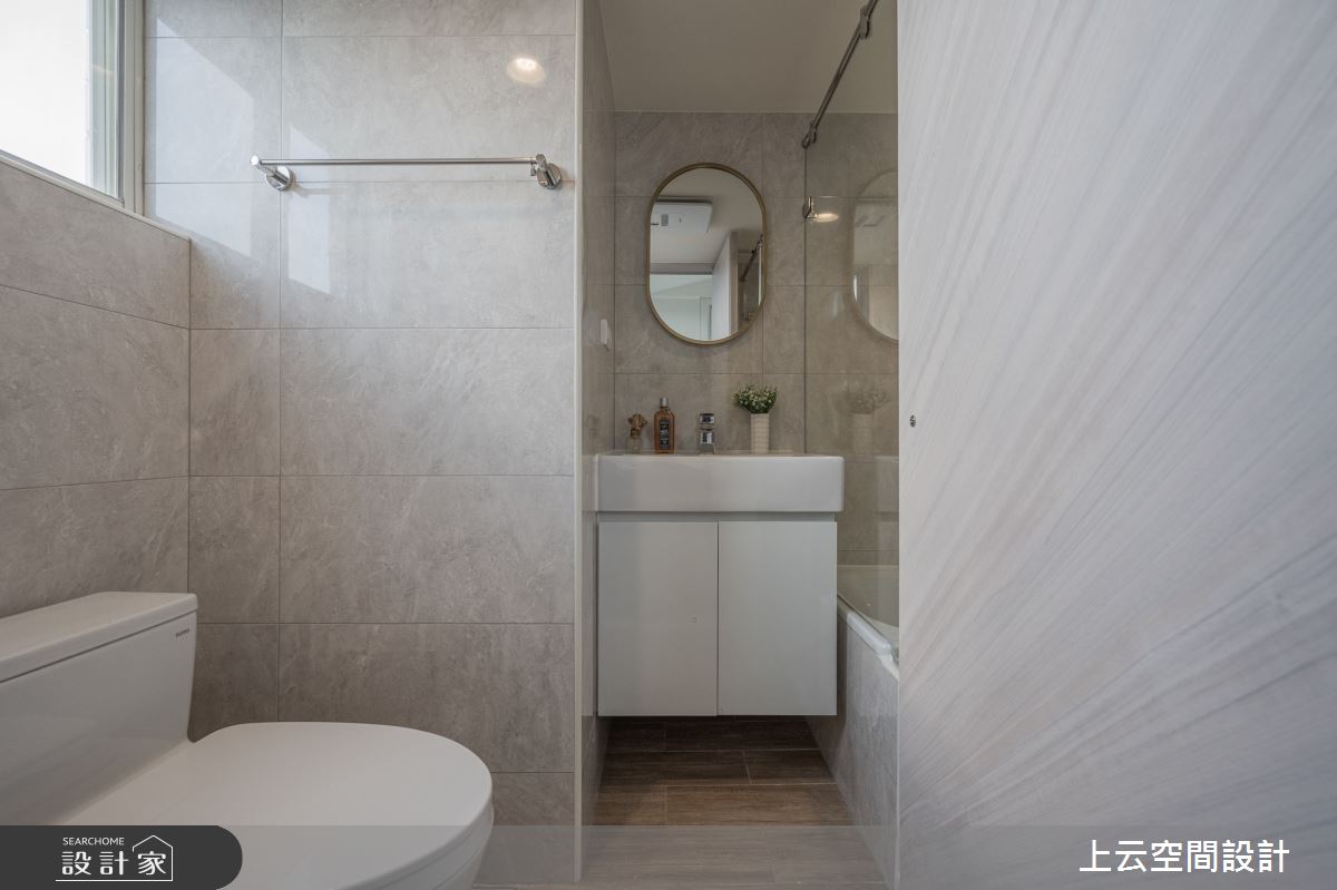 22坪老屋(16~30年)＿混搭風浴室案例圖片＿上云空間設計＿上云_山巒怡靜美居之22