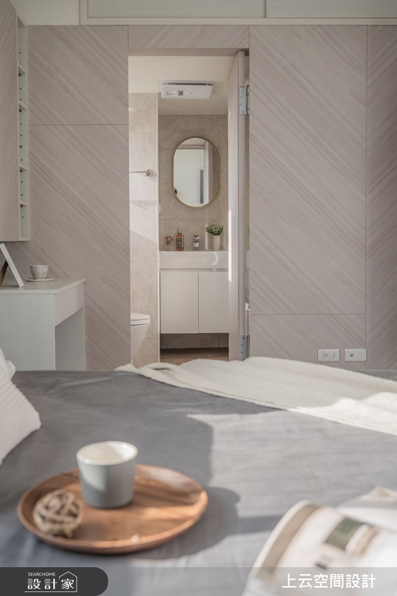 22坪老屋(16~30年)＿混搭風臥室浴室案例圖片＿上云空間設計＿上云_山巒怡靜美居之21
