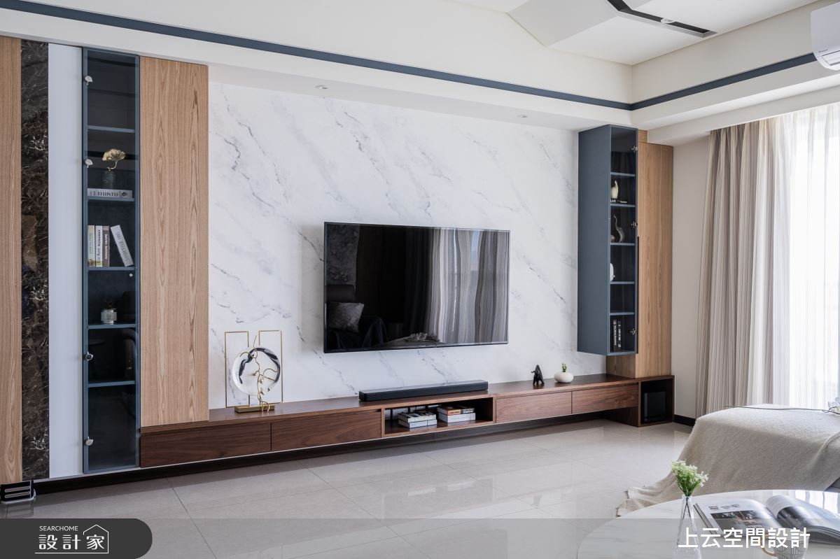 44坪新成屋(5年以下)＿現代風客廳案例圖片＿上云空間設計＿上云_夢想寓藏之3