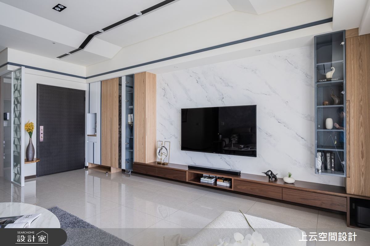 44坪新成屋(5年以下)＿現代風玄關客廳案例圖片＿上云空間設計＿上云_夢想寓藏之4