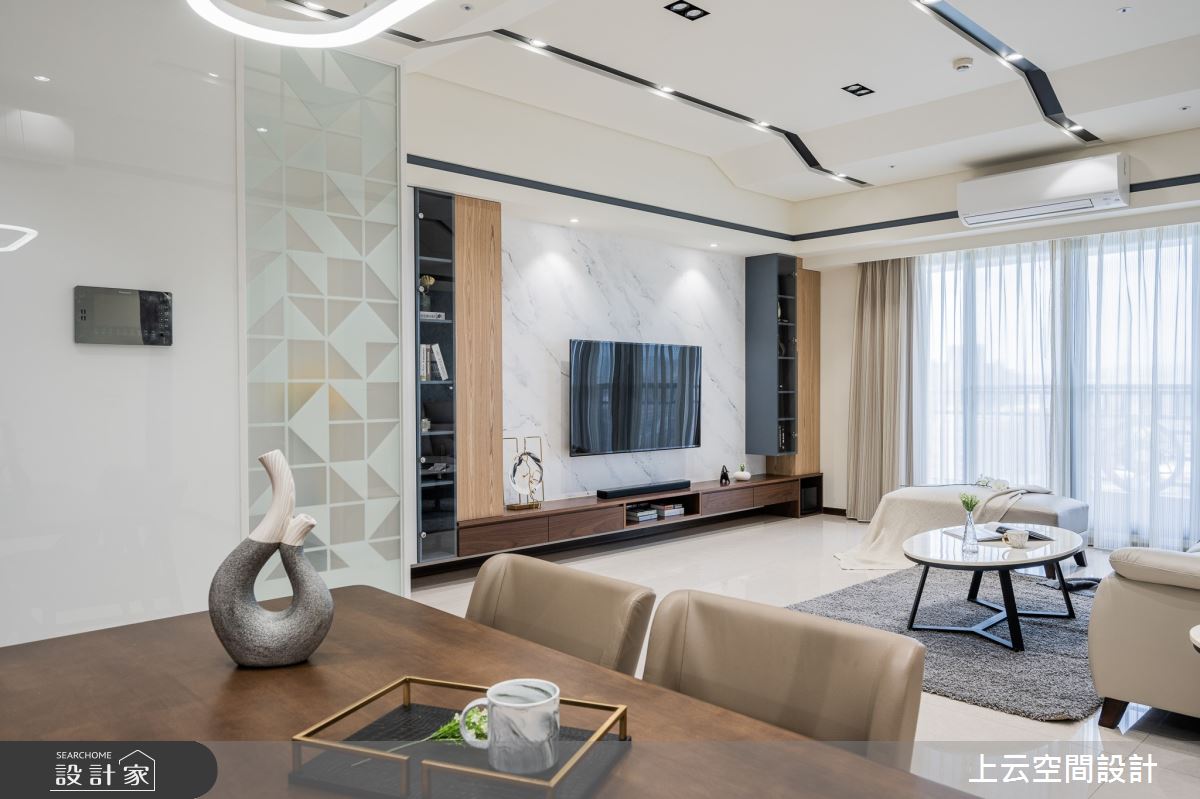 44坪新成屋(5年以下)＿現代風客廳餐廳案例圖片＿上云空間設計＿上云_夢想寓藏之11