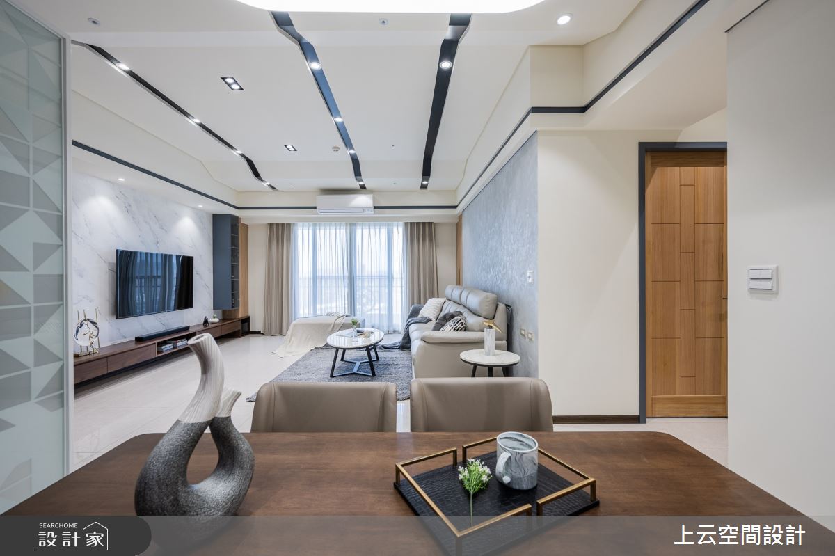 44坪新成屋(5年以下)＿現代風客廳餐廳案例圖片＿上云空間設計＿上云_夢想寓藏之12