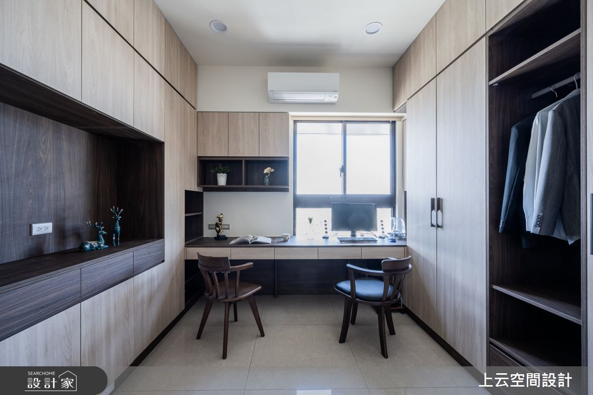 44坪新成屋(5年以下)＿現代風書房更衣間案例圖片＿上云空間設計＿上云_夢想寓藏之17