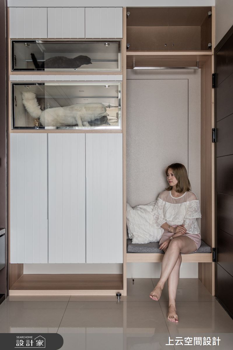 34坪新成屋(5年以下)＿人文禪風玄關案例圖片＿上云空間設計＿上云_佛香清雅宅之3