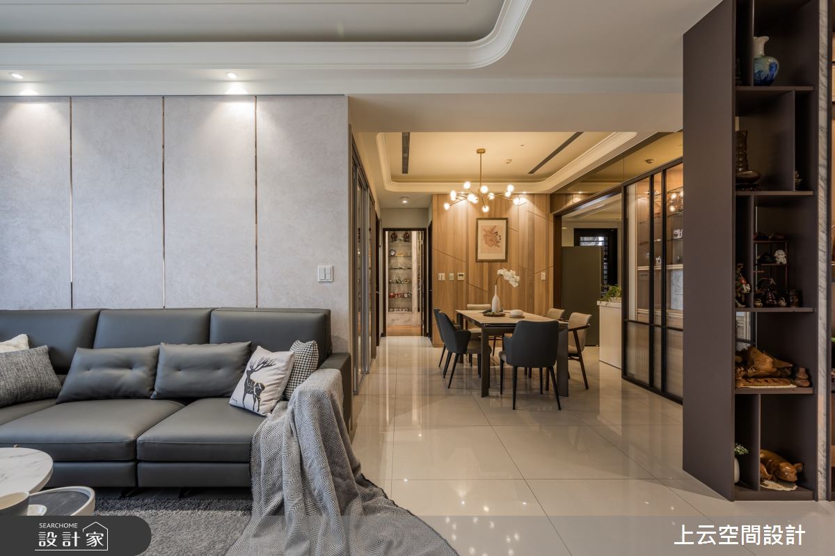 34坪新成屋(5年以下)＿人文禪風客廳餐廳案例圖片＿上云空間設計＿上云_佛香清雅宅之8