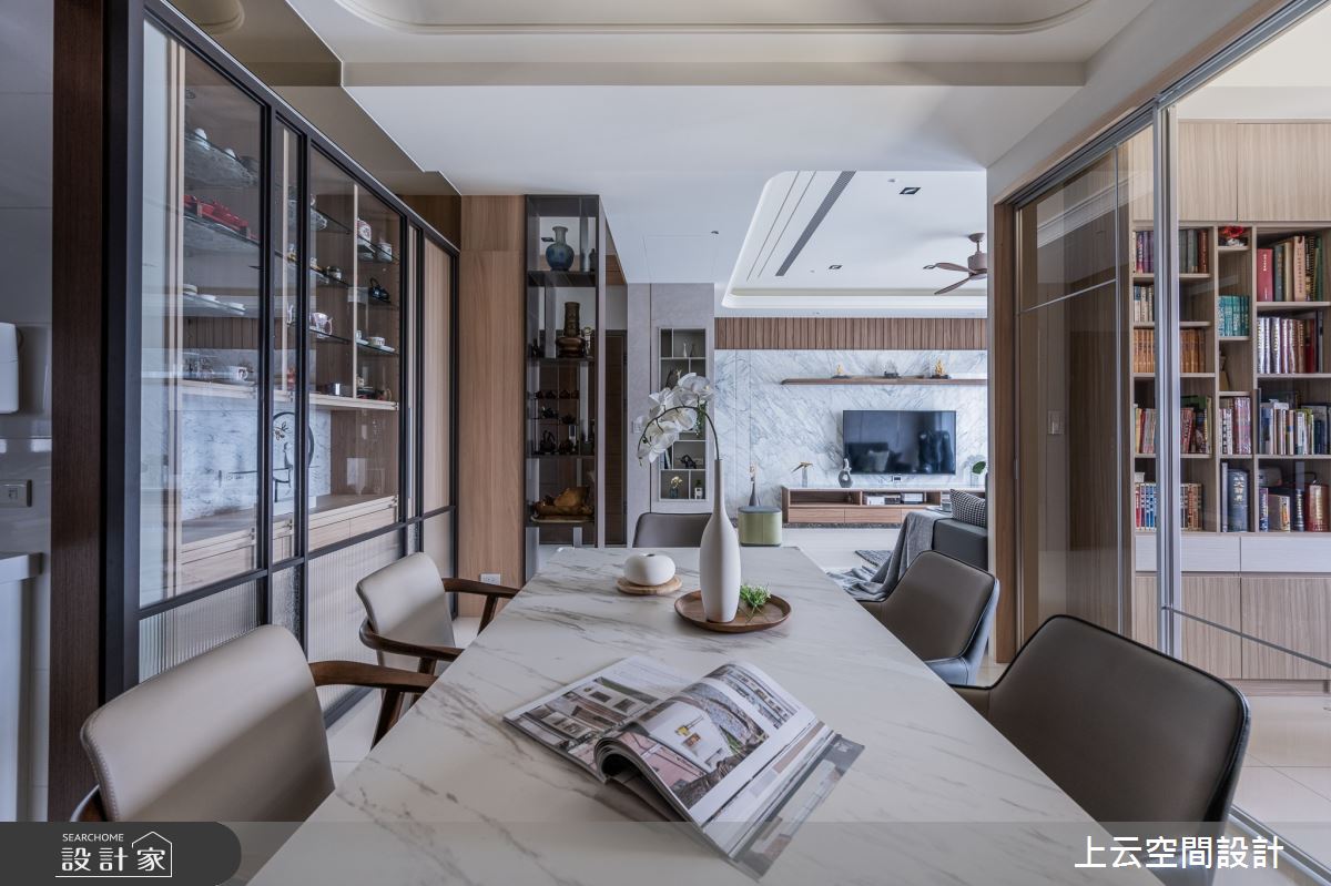 34坪新成屋(5年以下)＿人文禪風餐廳案例圖片＿上云空間設計＿上云_佛香清雅宅之19