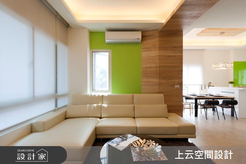 新成屋(5年以下)＿北歐風客廳案例圖片＿上云空間設計＿上云_透天-綠意築居之3