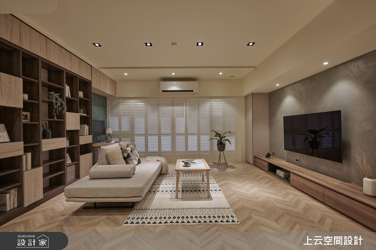 21坪新成屋(5年以下)＿混搭風客廳案例圖片＿上云空間設計＿上云_工業美式夢之7