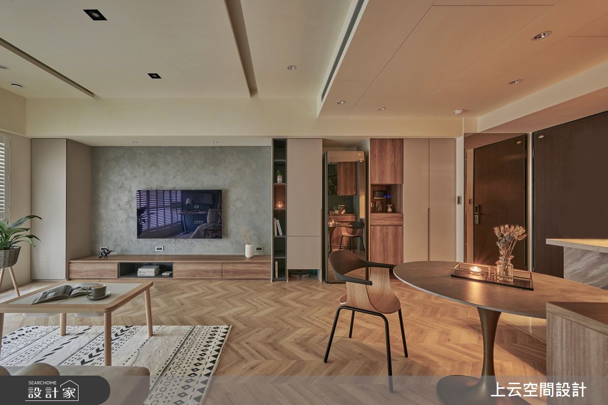 21坪新成屋(5年以下)＿混搭風客廳餐廳案例圖片＿上云空間設計＿上云_工業美式夢之11
