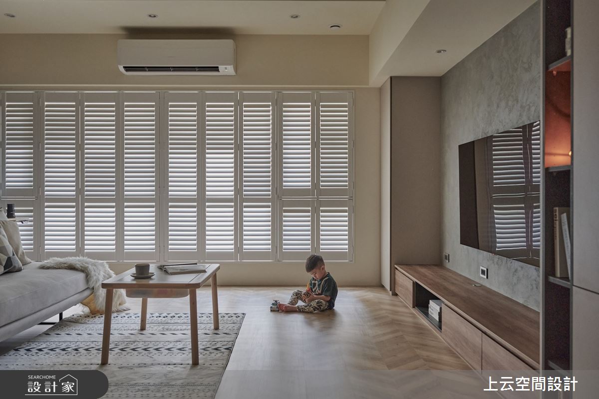 21坪新成屋(5年以下)＿混搭風客廳案例圖片＿上云空間設計＿上云_工業美式夢之6