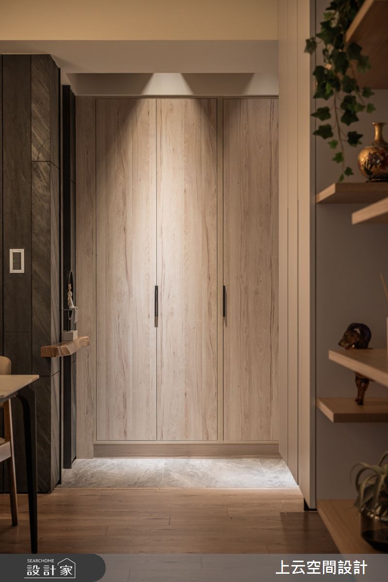 30坪新成屋(5年以下)＿人文禪風玄關案例圖片＿上云空間設計＿上云_歸園田居之4