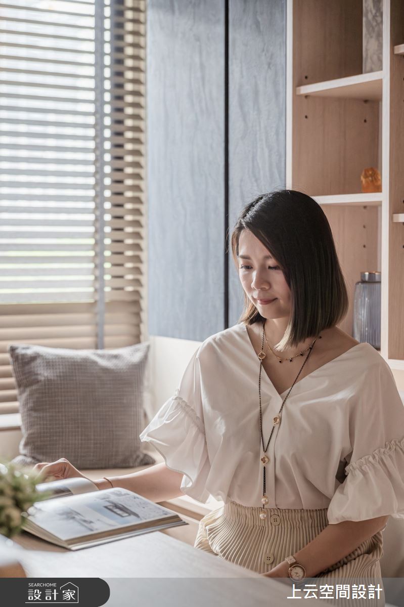 30坪新成屋(5年以下)＿人文禪風書房工作區案例圖片＿上云空間設計＿上云_歸園田居之30