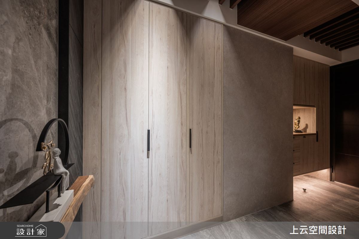 30坪新成屋(5年以下)＿人文禪風玄關案例圖片＿上云空間設計＿上云_歸園田居之1