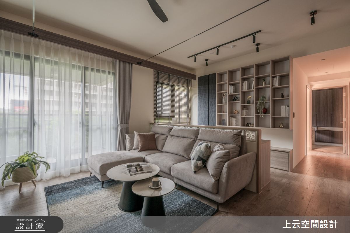 30坪新成屋(5年以下)＿人文禪風客廳書房案例圖片＿上云空間設計＿上云_歸園田居之20