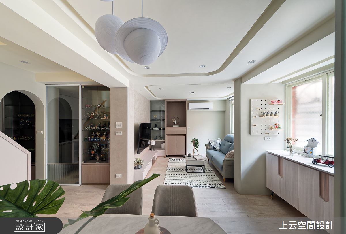 13坪老屋(16~30年)＿混搭風客廳餐廳佛堂案例圖片＿上云空間設計＿上云_愜愜私隅之10