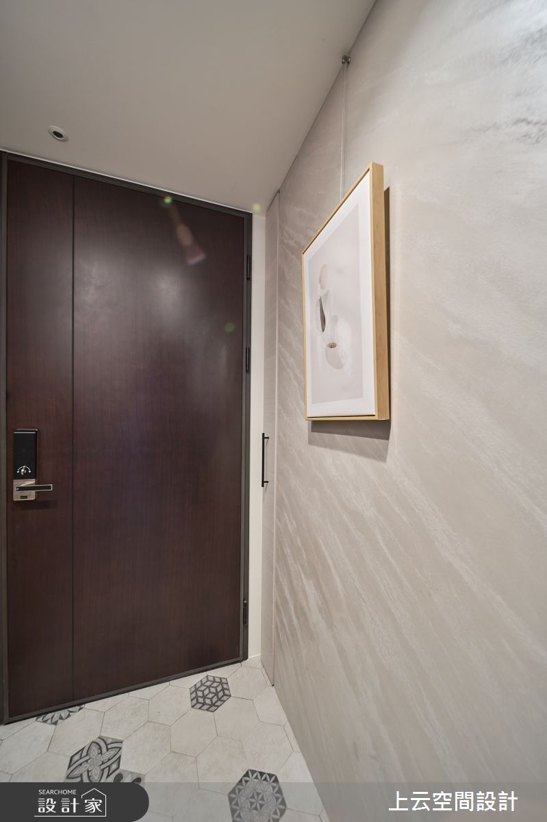 新成屋(5年以下)＿現代簡約混古典風玄關案例圖片＿上云空間設計＿上云_柔光似境之2
