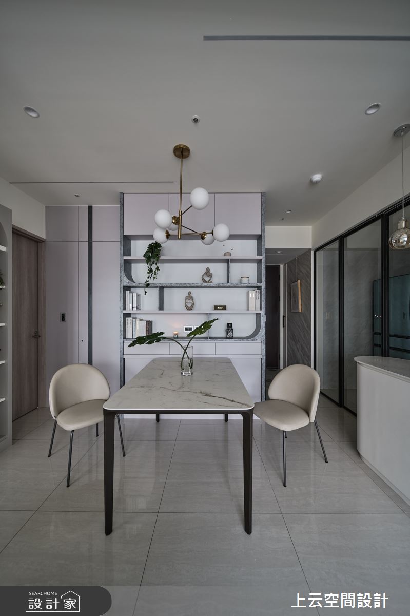新成屋(5年以下)＿現代簡約混古典風餐廳案例圖片＿上云空間設計＿上云_柔光似境之23