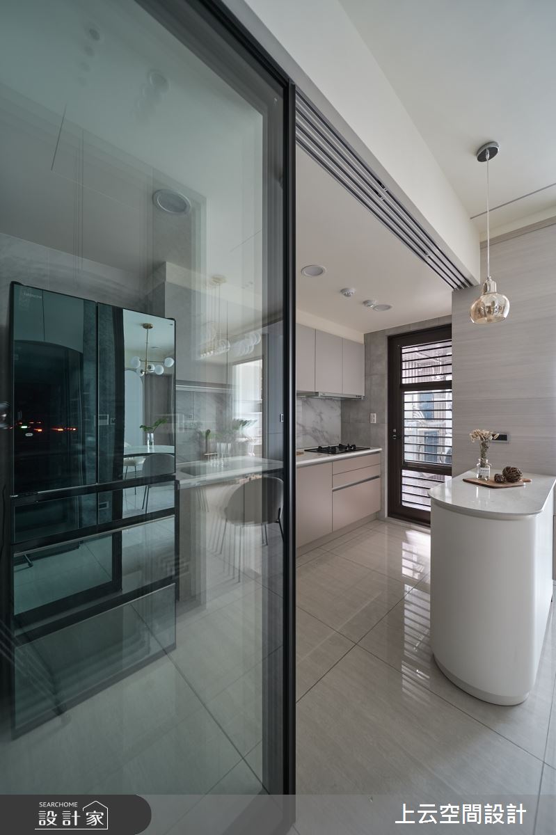 新成屋(5年以下)＿現代簡約混古典風廚房中島案例圖片＿上云空間設計＿上云_柔光似境之27