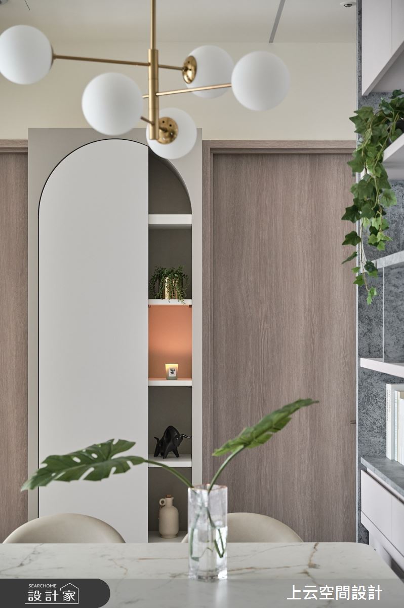 新成屋(5年以下)＿現代簡約混古典風餐廳案例圖片＿上云空間設計＿上云_柔光似境之24
