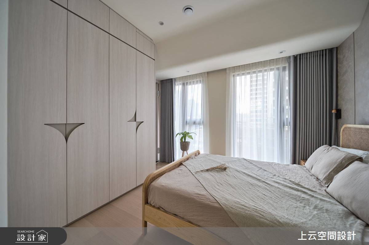 新成屋(5年以下)＿現代簡約混古典風臥室案例圖片＿上云空間設計＿上云_柔光似境之34
