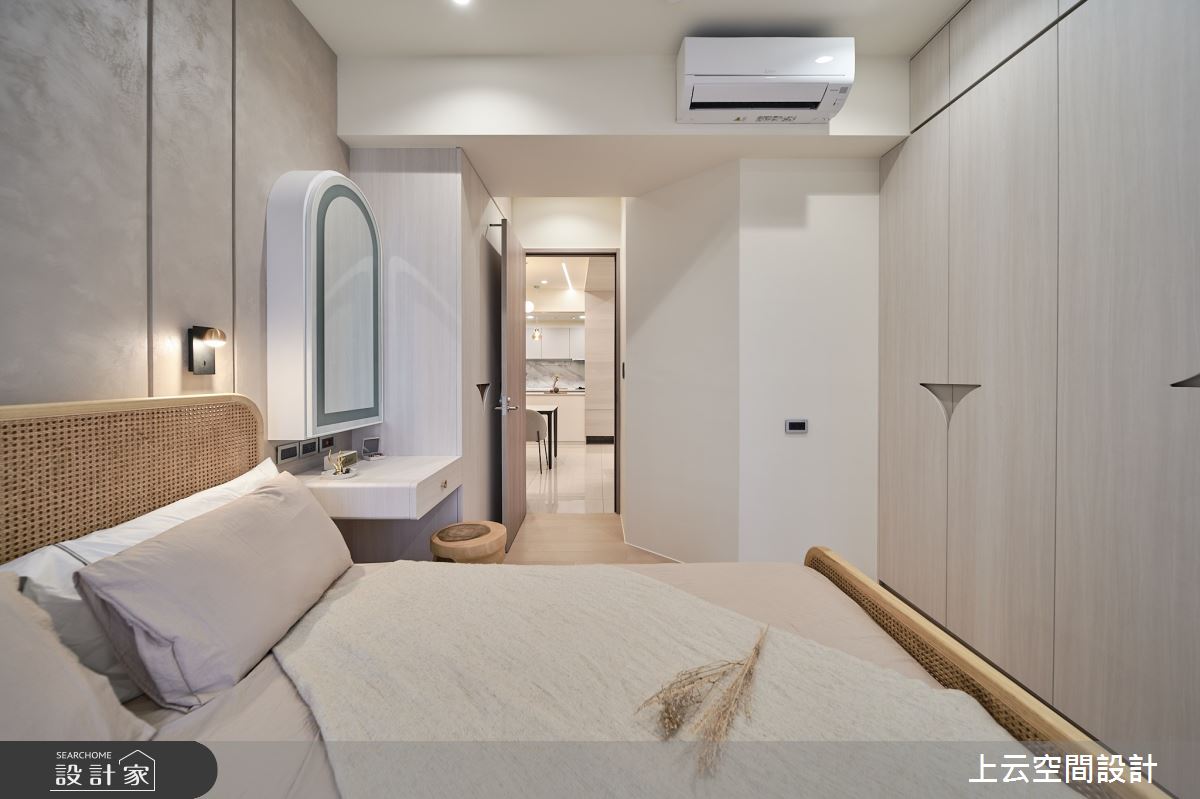新成屋(5年以下)＿現代簡約混古典風臥室案例圖片＿上云空間設計＿上云_柔光似境之36