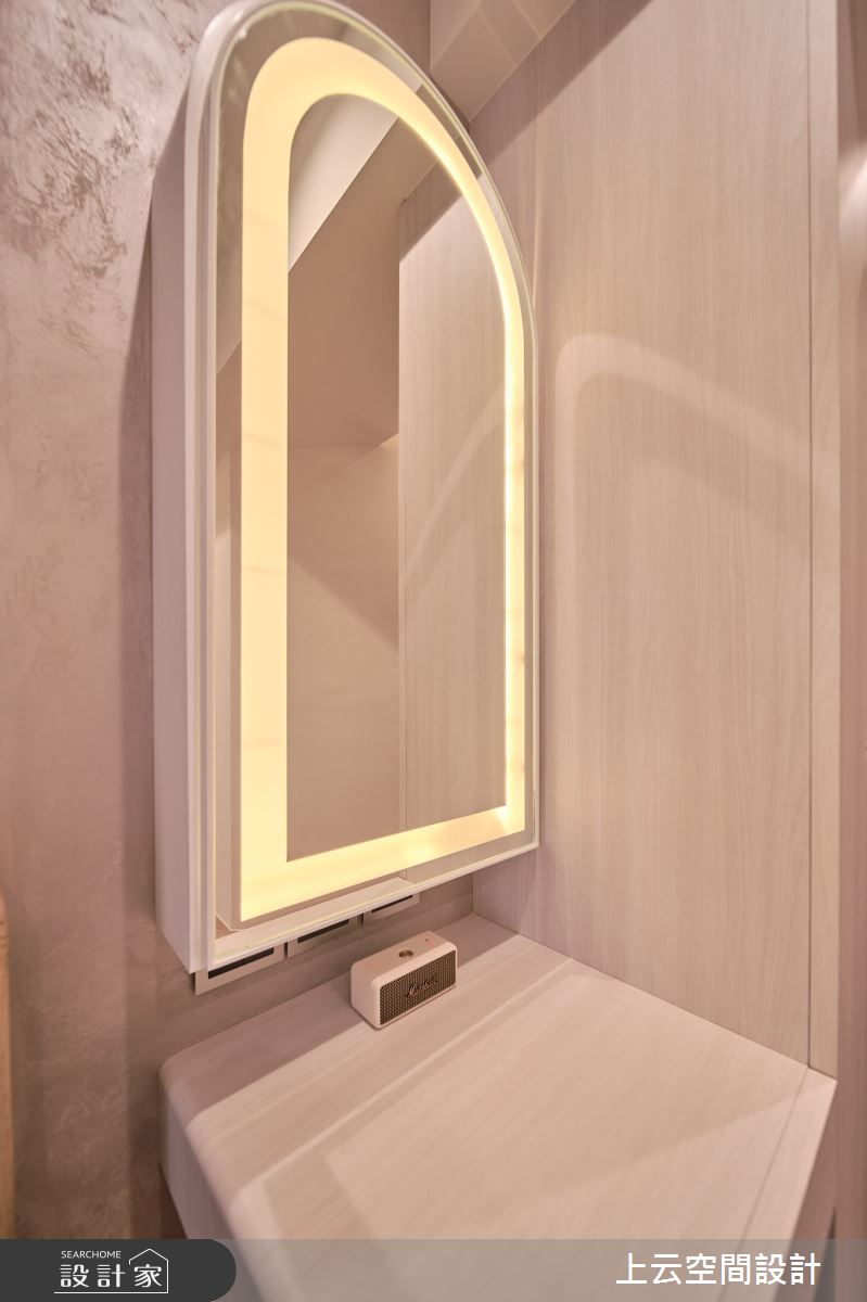 新成屋(5年以下)＿現代簡約混古典風臥室案例圖片＿上云空間設計＿上云_柔光似境之40