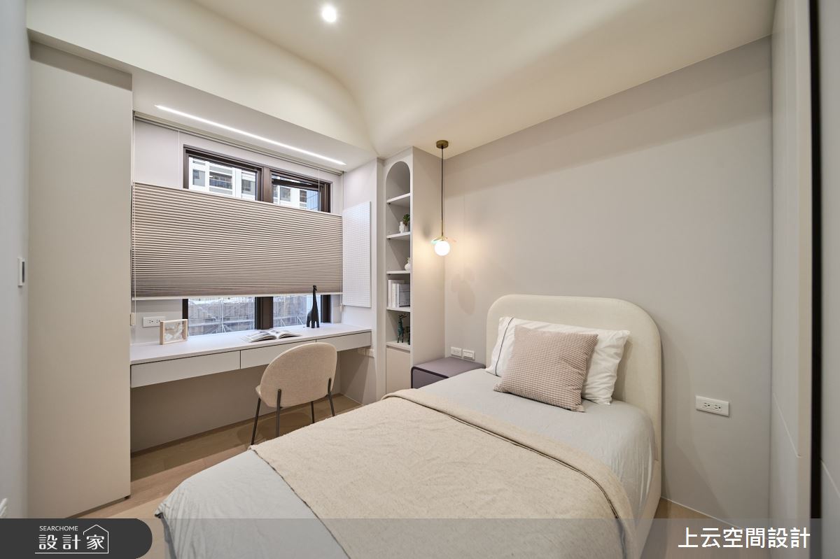 新成屋(5年以下)＿現代簡約混古典風客房案例圖片＿上云空間設計＿上云_柔光似境之45