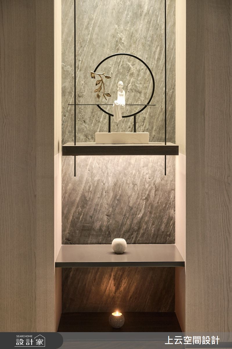 21坪新成屋(5年以下)＿現代簡約輕古典風玄關案例圖片＿上云空間設計＿上云_雅澹和穆之3