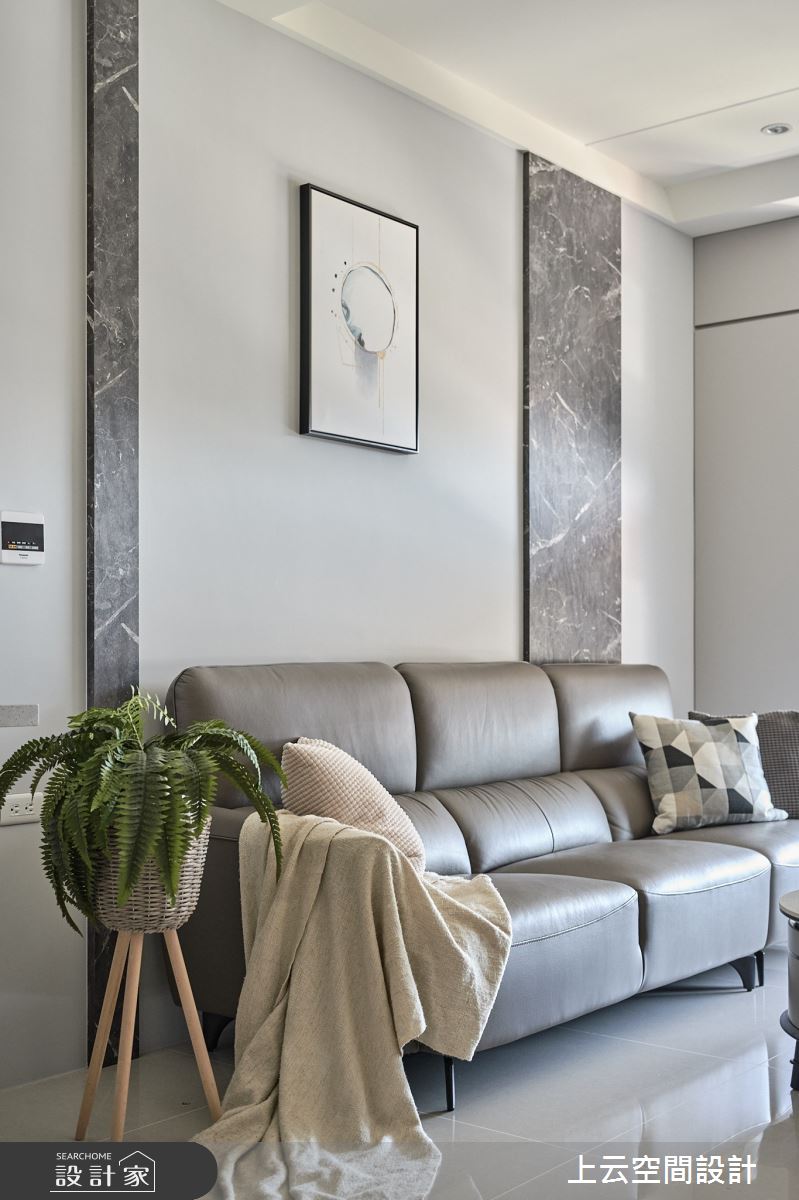 21坪新成屋(5年以下)＿現代簡約輕古典風客廳案例圖片＿上云空間設計＿上云_雅澹和穆之7