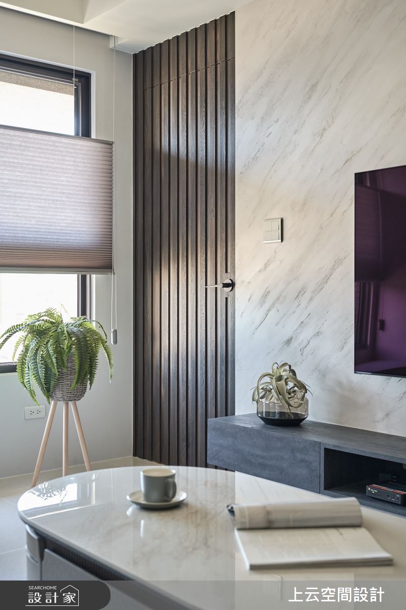 21坪新成屋(5年以下)＿現代簡約輕古典風客廳案例圖片＿上云空間設計＿上云_雅澹和穆之12