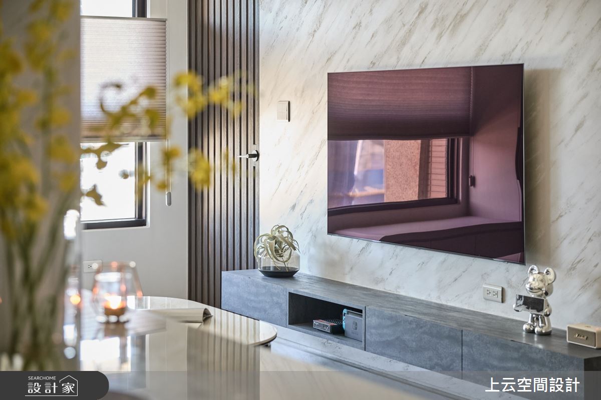 21坪新成屋(5年以下)＿現代簡約輕古典風客廳案例圖片＿上云空間設計＿上云_雅澹和穆之11