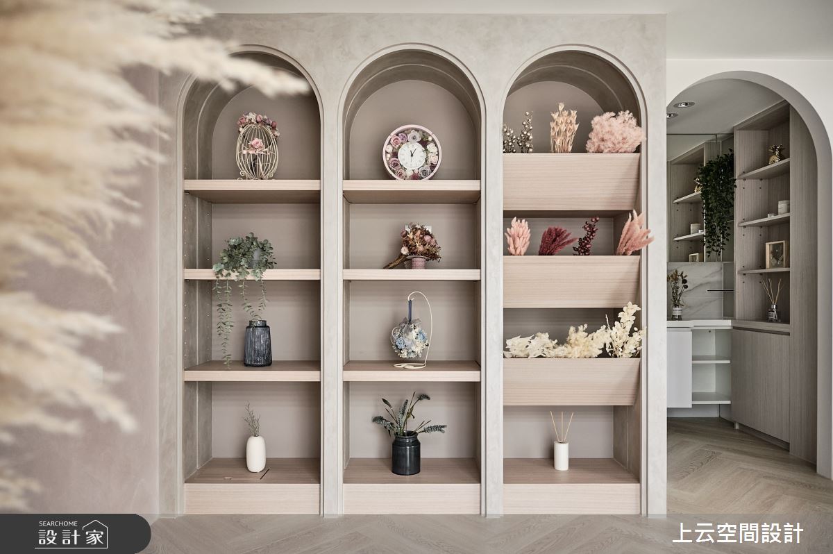 18坪新成屋(5年以下)＿混搭風案例圖片＿上云空間設計＿上云_花之仙境-住辦圓舞曲之34
