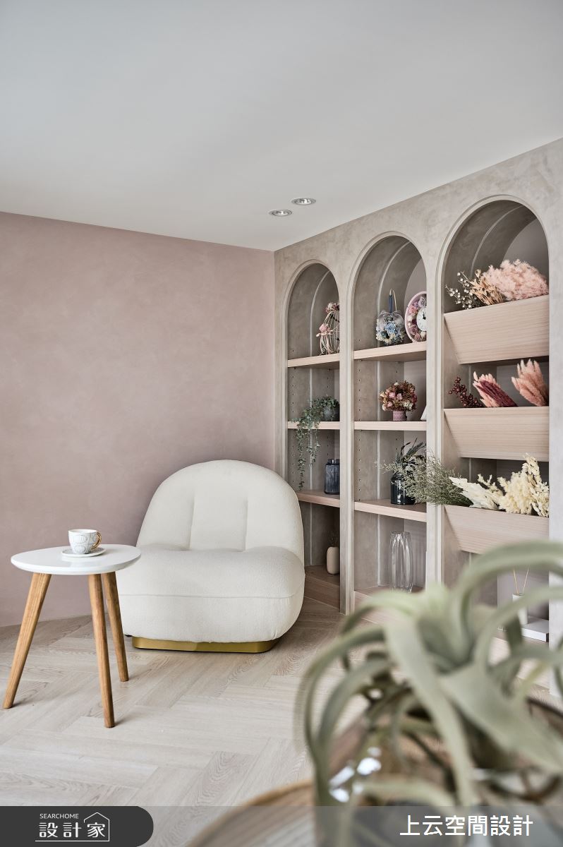 18坪新成屋(5年以下)＿混搭風案例圖片＿上云空間設計＿上云_花之仙境-住辦圓舞曲之29