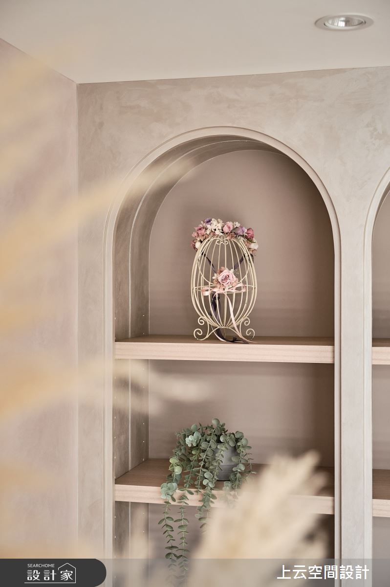 18坪新成屋(5年以下)＿混搭風案例圖片＿上云空間設計＿上云_花之仙境-住辦圓舞曲之30