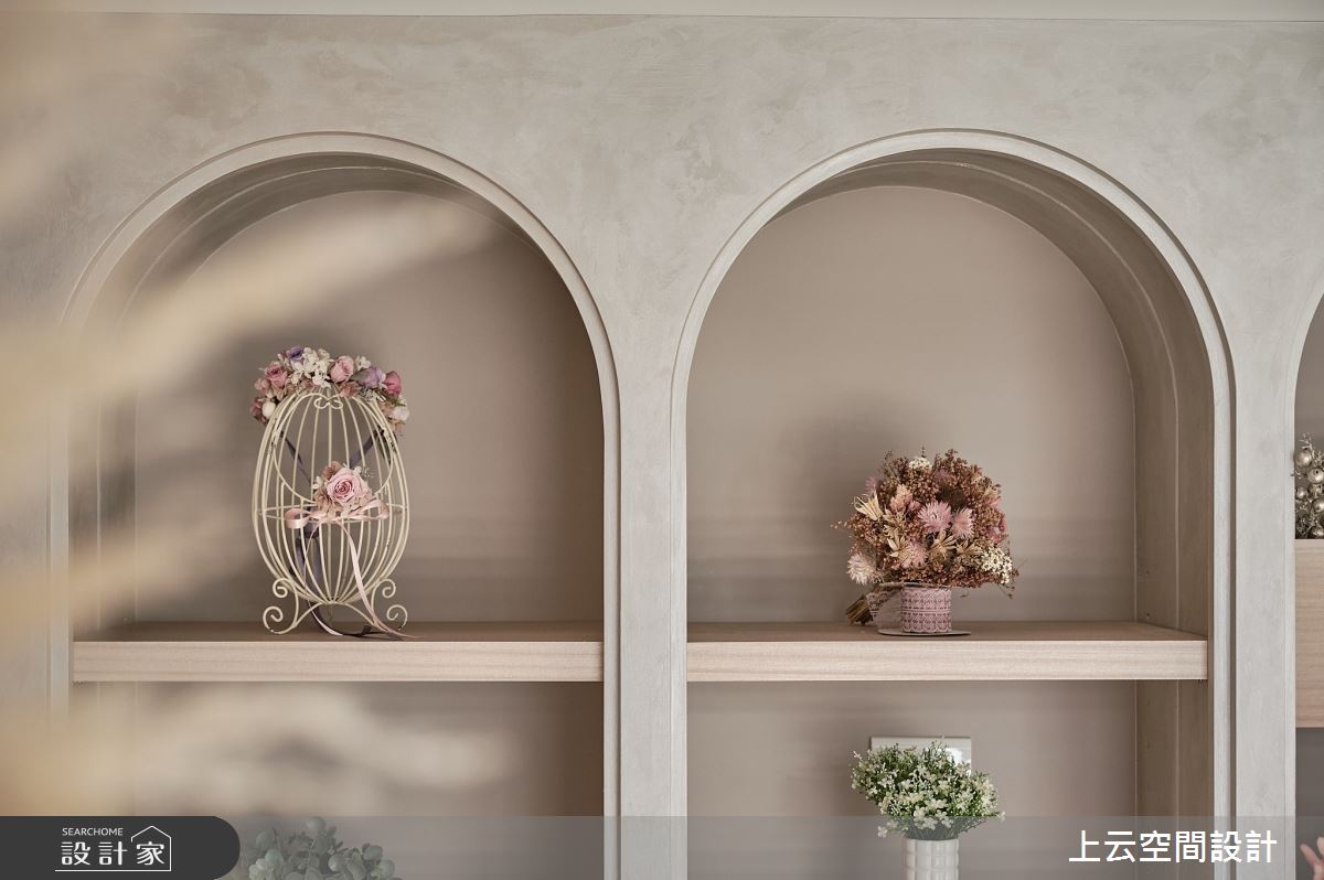 18坪新成屋(5年以下)＿混搭風案例圖片＿上云空間設計＿上云_花之仙境-住辦圓舞曲之35
