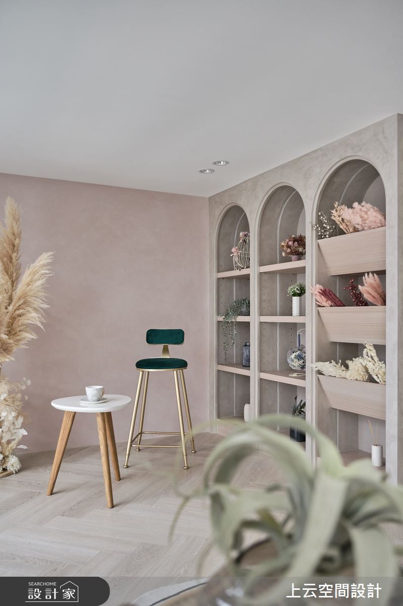 18坪新成屋(5年以下)＿混搭風案例圖片＿上云空間設計＿上云_花之仙境-住辦圓舞曲之31
