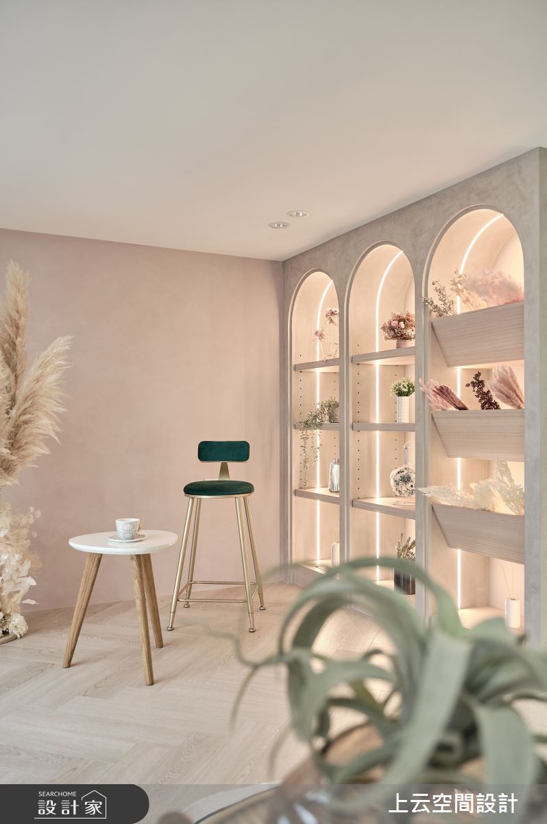 18坪新成屋(5年以下)＿混搭風多功能室案例圖片＿上云空間設計＿上云_花之仙境-住辦圓舞曲之32