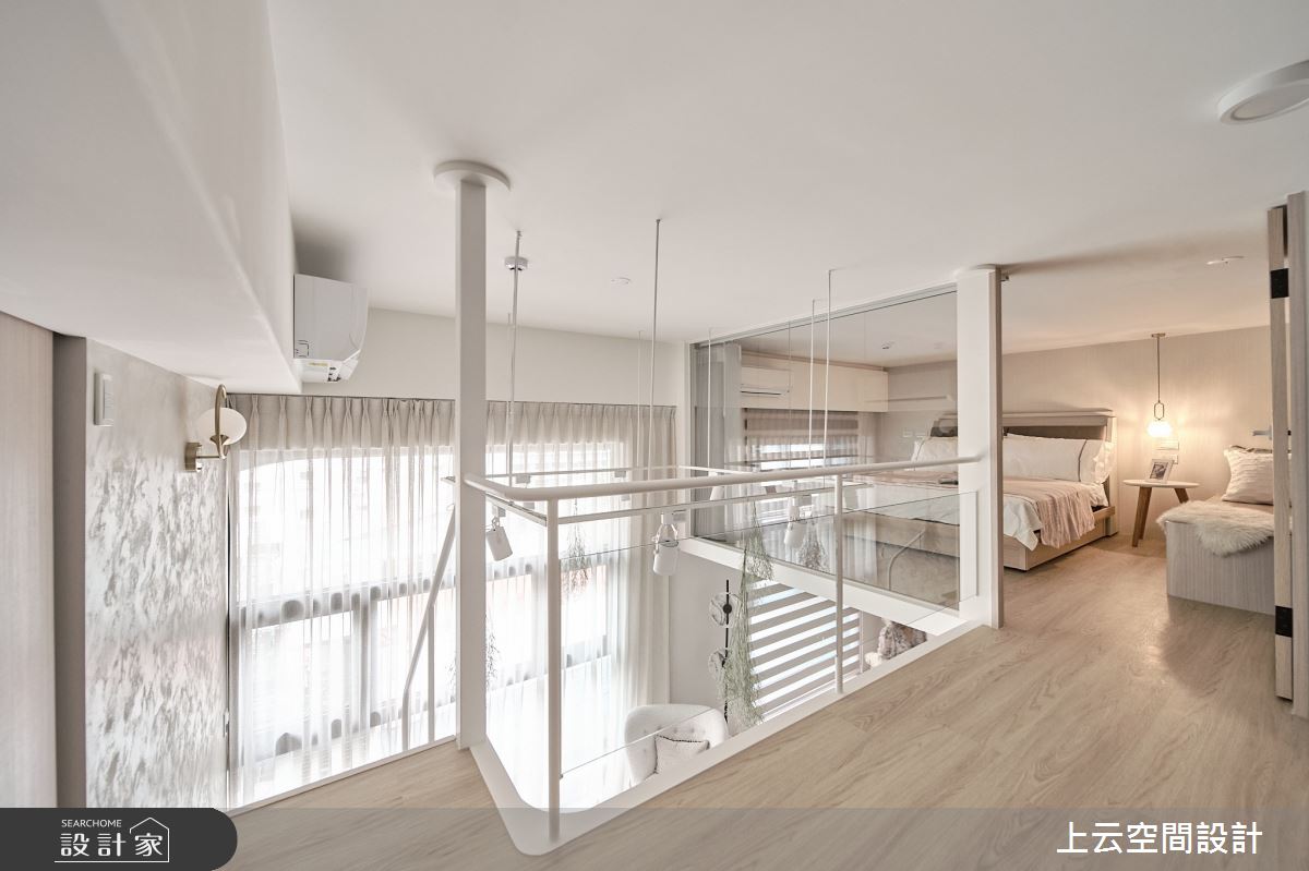 18坪新成屋(5年以下)＿混搭風臥室案例圖片＿上云空間設計＿上云_花之仙境-住辦圓舞曲之46