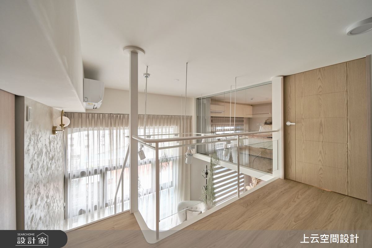 18坪新成屋(5年以下)＿混搭風臥室案例圖片＿上云空間設計＿上云_花之仙境-住辦圓舞曲之43