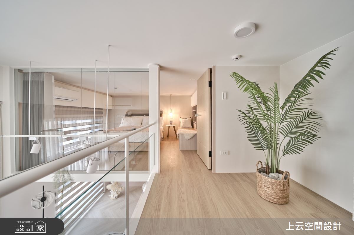 18坪新成屋(5年以下)＿混搭風臥室案例圖片＿上云空間設計＿上云_花之仙境-住辦圓舞曲之45
