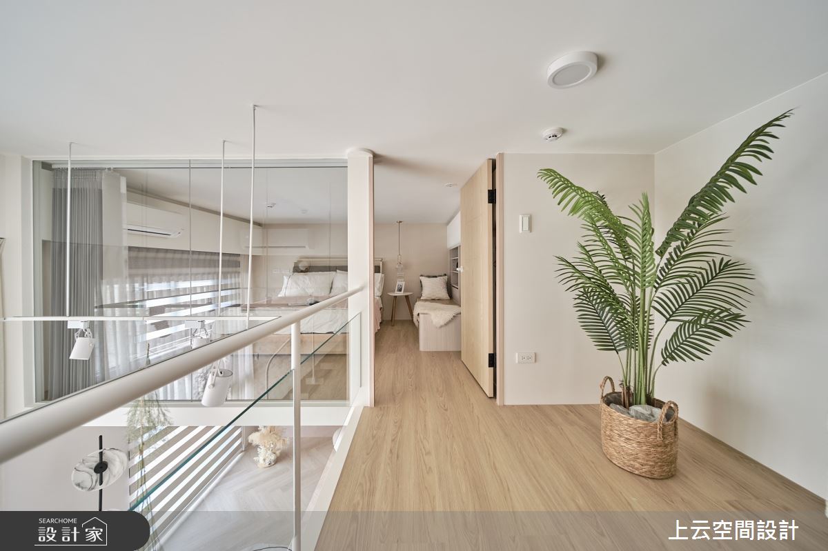 18坪新成屋(5年以下)＿混搭風臥室案例圖片＿上云空間設計＿上云_花之仙境-住辦圓舞曲之44