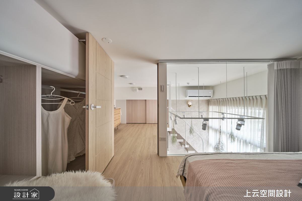 18坪新成屋(5年以下)＿混搭風臥室案例圖片＿上云空間設計＿上云_花之仙境-住辦圓舞曲之53