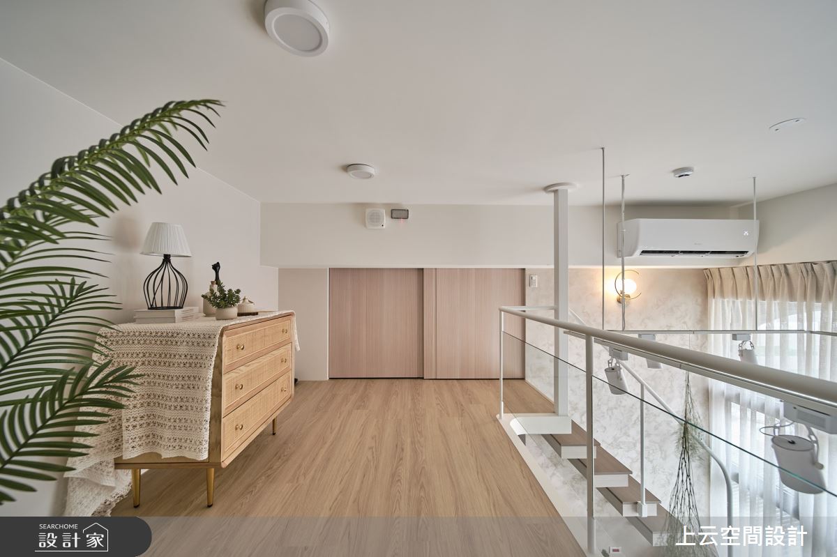 18坪新成屋(5年以下)＿混搭風臥室案例圖片＿上云空間設計＿上云_花之仙境-住辦圓舞曲之54
