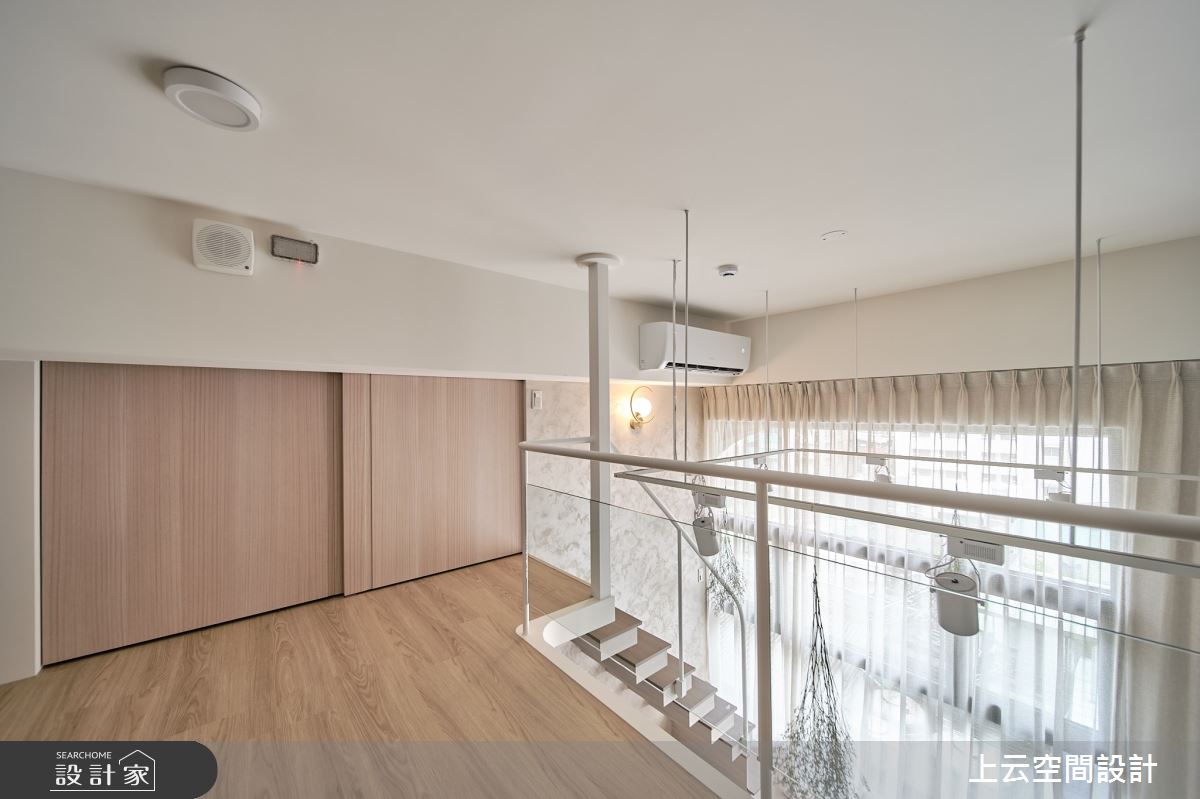 18坪新成屋(5年以下)＿混搭風走廊案例圖片＿上云空間設計＿上云_花之仙境-住辦圓舞曲之55